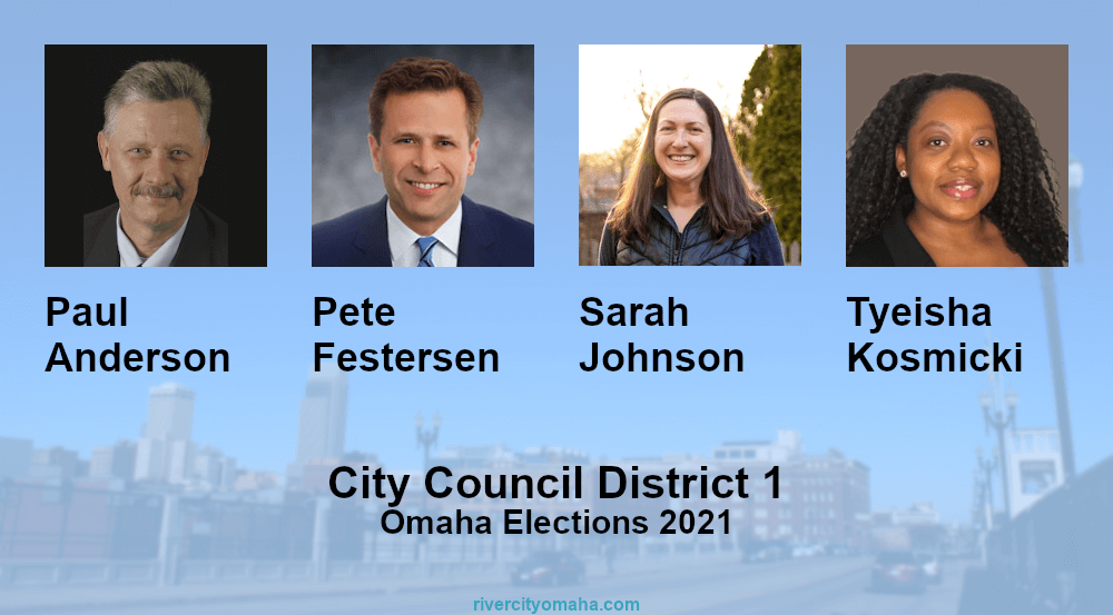 Candidates for Omaha City Council District 1, 2021
