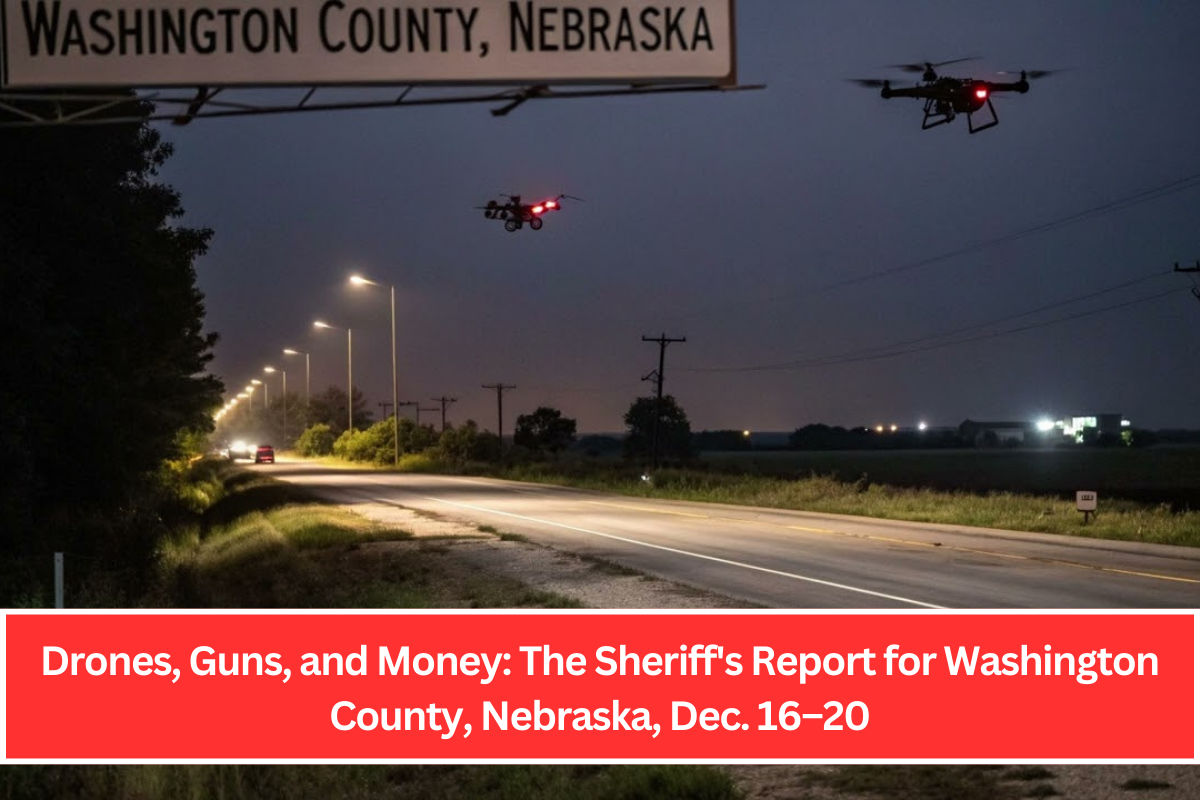 Drones, Guns, and Money: The Sheriff's Report for Washington County, Nebraska, Dec. 16–20