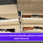 Six people are arrested by Nebraska police in a case involving stolen firearms