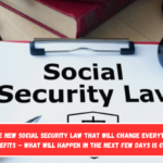 Vote on the new Social Security law that will change everything about your benefits – What will happen in the next few days is confirmed