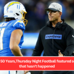 in almost 50 Years,Thursday Night Football featured something that hasn't happened