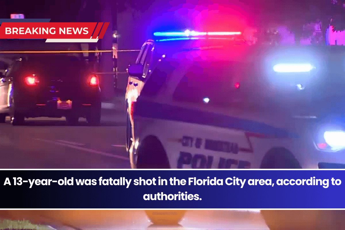 A 13-year-old was fatally shot in the Florida City area, according to authorities