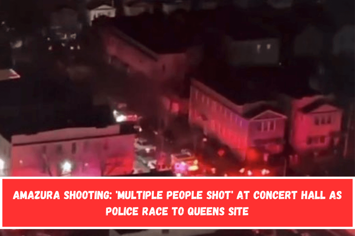 Amazura shooting 'Multiple people shot' at concert hall as police race to Queens site