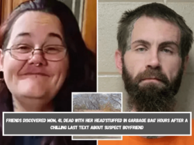 Friends discovered mom, 41, dead with her head'stuffed in garbage bag' hours after a chilling last text about suspect boyfriend