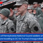 Hundreds of Pennsylvania National Guard soldiers and airmen are traveling to DC for Trump's inauguration.