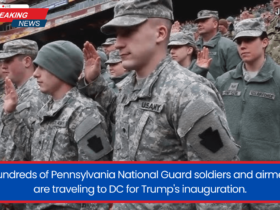 Hundreds of Pennsylvania National Guard soldiers and airmen are traveling to DC for Trump's inauguration.