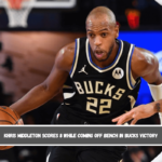 Khris Middleton scores 8 while coming off bench in Bucks victory