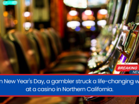 On New Year's Day, a gambler struck a life-changing win at a casino in Northern California.