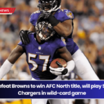 Ravens defeat Browns to win AFC North title, will play Steelers or Chargers in wild-card game