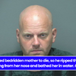 Son wanted bedridden mother to die, so he ripped the oxygen tubing from her nose and bathed her in water. Cops