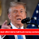 Trump's last-ditch bid to halt hush money sentences fails.