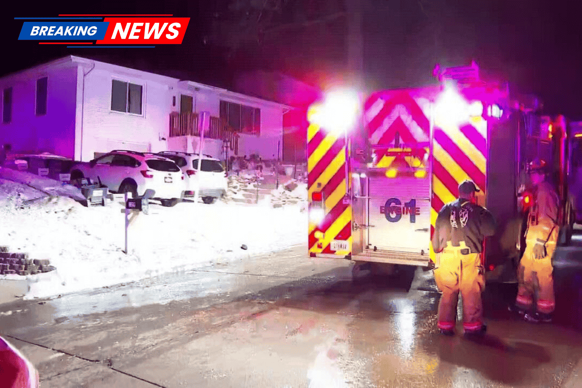 Crews extinguished a residential fire in Council Bluffs