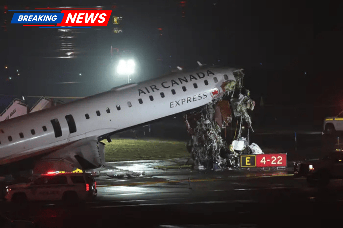 No flights in and out of LaGuardia following an Air Canada plane colliding with a vehicle during taxiing