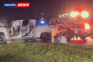 Two people have been arrested following a Hitchcock crash involving a Galveston County patrol vehicle, according to authorities
